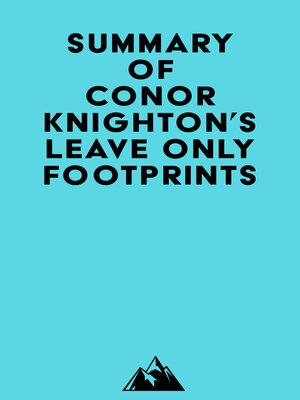 cover image of Summary of Conor Knighton's Leave Only Footprints